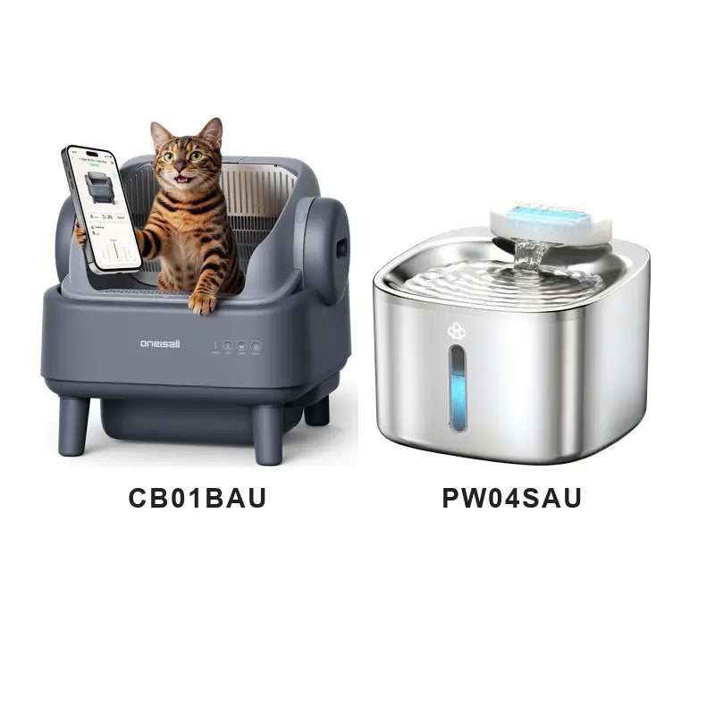 Sohochic Oneisall Smart Self-Cleaning Litter Box with Open-Top Design, APP Remote Control, and 11L Waste Drawer for Large Cats