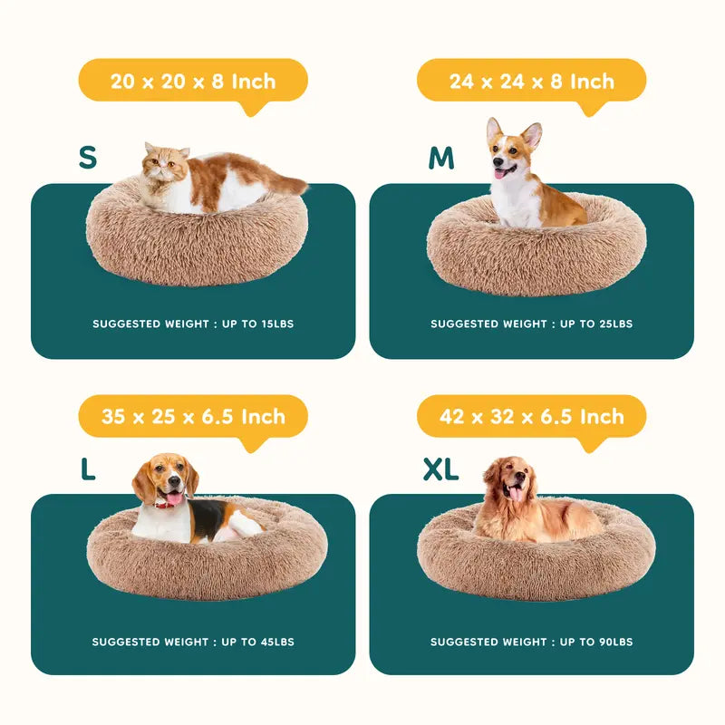 Sweetcrispy Large Orthopedic Memory Foam Dog Sofa Bed with 3-Sided Bolsters, Waterproof Detachable Cover, Non-Slip Base, and Enhanced Joint Relief - 20" L x 24" W x 8" H