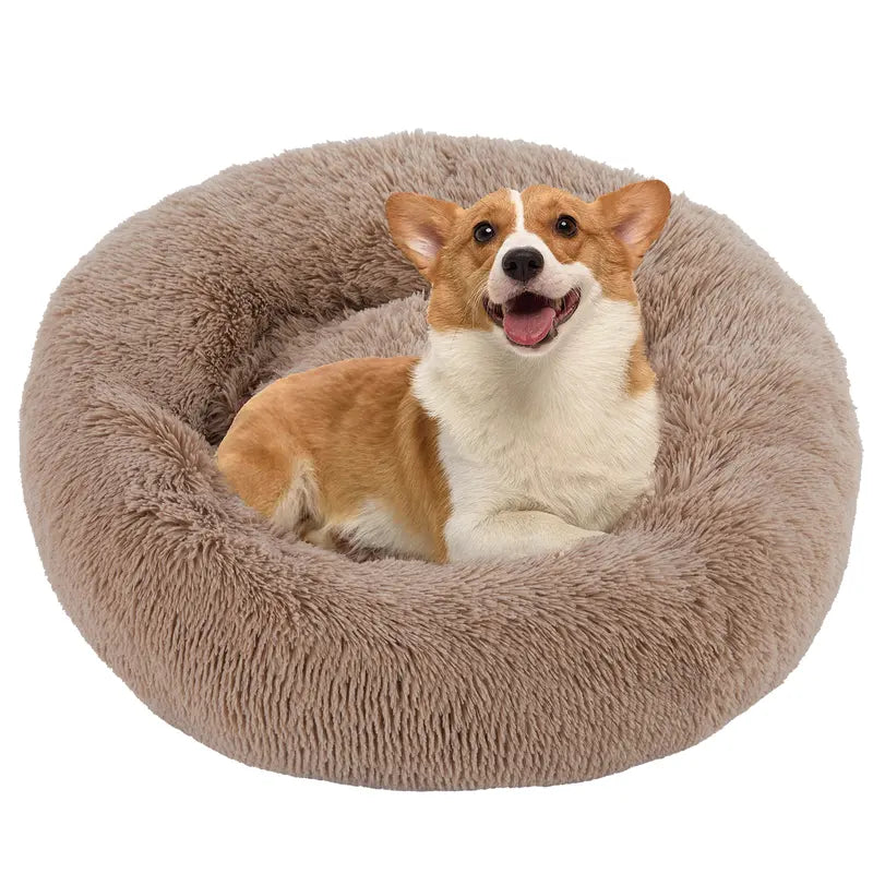 Sweetcrispy Large Orthopedic Memory Foam Dog Sofa Bed with 3-Sided Bolsters, Waterproof Detachable Cover, Non-Slip Base, and Enhanced Joint Relief - 20" L x 24" W x 8" H
