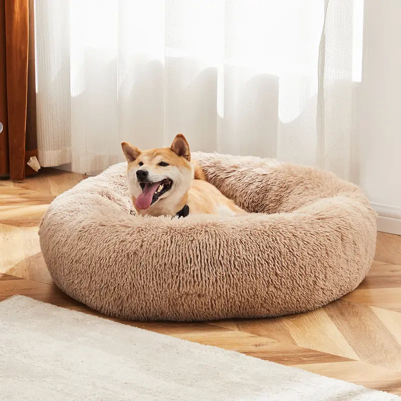 Sweetcrispy Large Orthopedic Memory Foam Dog Sofa Bed with 3-Sided Bolsters, Waterproof Detachable Cover, Non-Slip Base, and Enhanced Joint Relief - 20" L x 24" W x 8" H