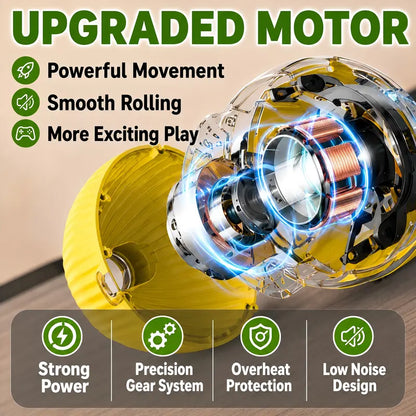 Interactive Smart Ball Dog Toy - Durable, Chew-Resistant, Automatic Obstacle Avoidance for Year-Round Indoor Exercise and Playtime