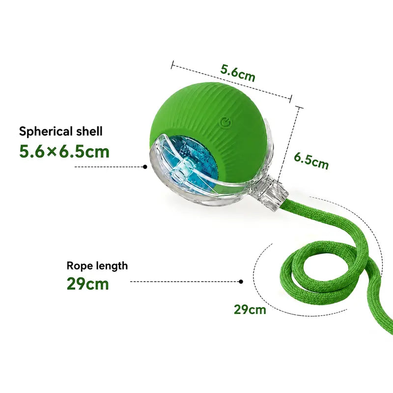 Interactive Smart Ball Dog Toy - Durable, Chew-Resistant, Automatic Obstacle Avoidance for Year-Round Indoor Exercise and Playtime